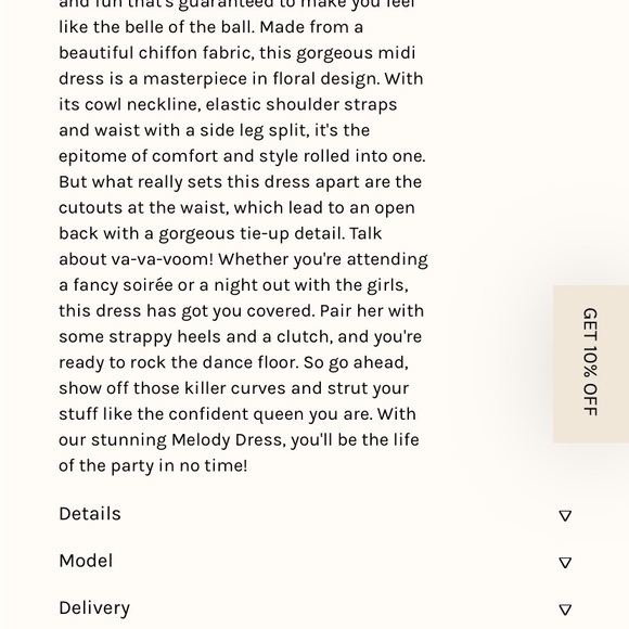 Brand New! Sundae Muse Melody Dress Green Lily! Floral Midi Dress! - Picture 6 of 7